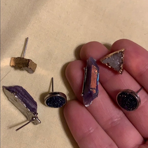 Hot Topic Jewelry - 3 Faux stone earrings sets